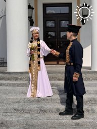 Еще одна пара из Калмыкии заключила брак на всероссийском фестивале