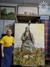 Жителям Калмыкии покажут картину Гарри Рокчинского после реставрации