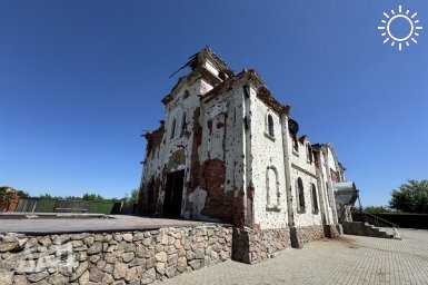 Иверский монастырь близ аэропорта Донецка. Вот как он выглядит сегодня