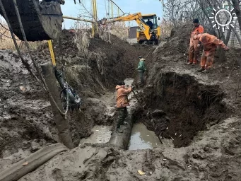 В Приволжском районе Астрахани крупная коммунальная авария