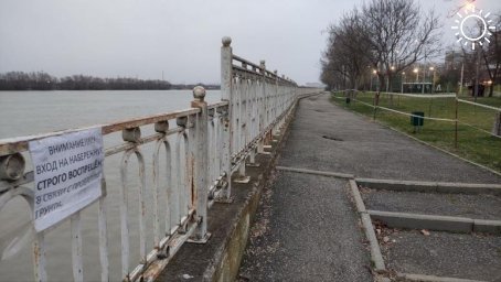 В мэрии Краснодара рассказали о новых сроках начала берегоукрепления реки Кубань