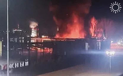 В ночь на Рождество в Ростове сгорело помещение ресторана «Южный»