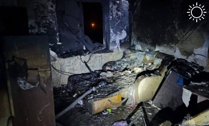 При пожаре в Крымском районе погибли трое детей