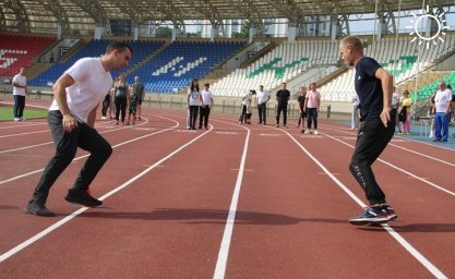 В Адыгее полицейские совместно с «Движением Первых» провели спортивные соревнования