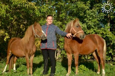 Омский предприниматель подарил двух пони макеевской школе Олимпийского резерва