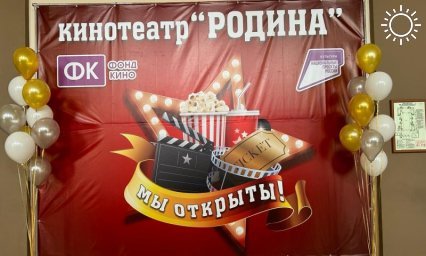 Новый кинотеатр «Родина» в Павловском районе оборудовали благодаря нацпроекту