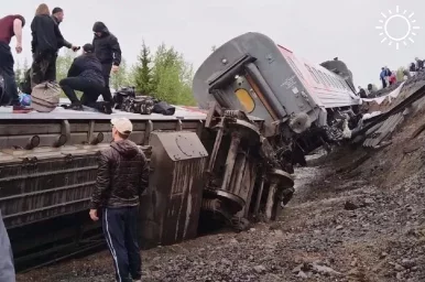 Тело второго погибшего обнаружено на месте схода поезда Воркута-Новороссийск в Коми