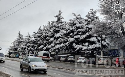 Крым снова накроет мокрым снегом и сильным ветром