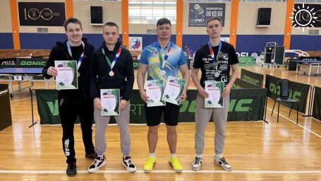 Спортсмены Адыгеи завоевали награды на чемпионате ЮФО по настольному теннису