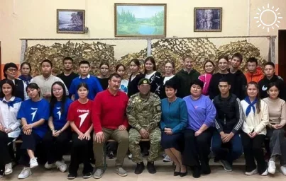 Астраханский боец СВО посетил родную школу в Приволжском районе