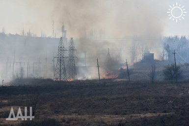 В Республике за сутки пожарами уничтожено 225,5 га сухой растительности