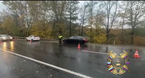 На трассе в Туапсинском районе во время сильного дождя погибла женщина