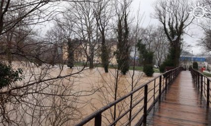 Из-за опасного повышения уровня воды в реке Вулан в Геленджике собрали оперштаб