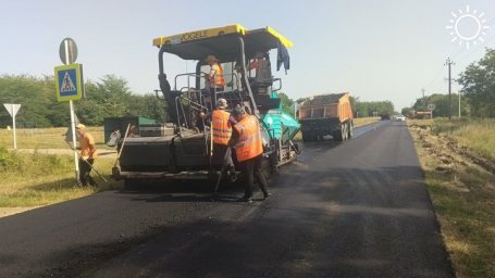 В Адыгее завершается ремонт участка региональной дороги в Гиагинском районе