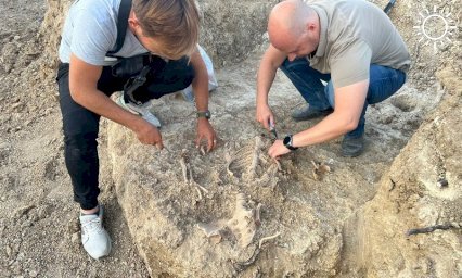 Останки советского солдата обнаружили археологи на стройке в Новороссийске