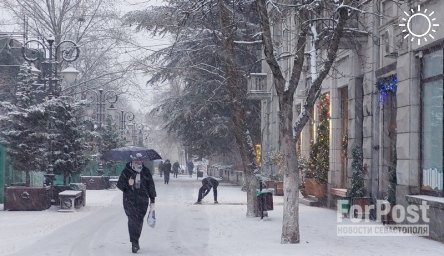 Январь в Крыму завершится холодом и по-прежнему осадками