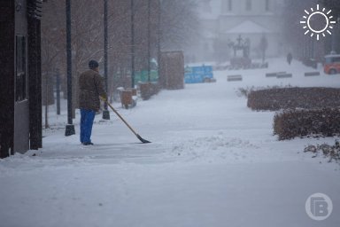 На Волгоград на три дня обрушился мокрый снегопад