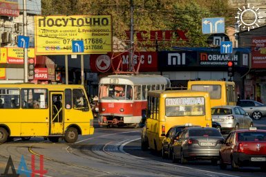 Автобусы маршрута № 30 в Донецке, начиная со 2 октября, будут следовать через проспект Панфилова
