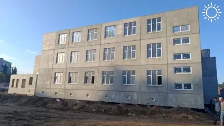 В Ленинском районе строят два детских сада