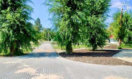 В Кущевском районе начали благоустраивать зеленую зону