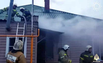 В Ростовской области при пожаре заживо сгорели двое мужчин