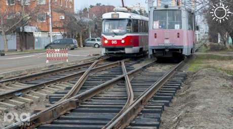 Трамвайный узел на улице Московской в Краснодаре доделают 1 октября
