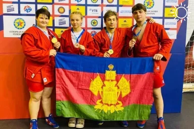 Самбисты из Краснодарского края завоевали четыре медали на первенстве Европы