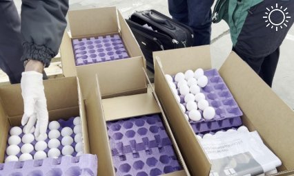 Более 880 тыс. яиц привезли в порт Новороссийска из Турции
