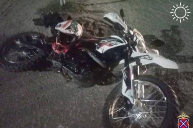 В Волгоградской области разбился юный мотоциклист