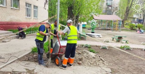 Ясли-сад "Солнышко" благодарит московских специалистов за помощь в благоустройстве