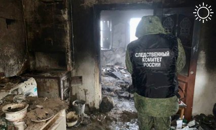 В Щербиновском районе во время пожара в частном доме погиб мужчина