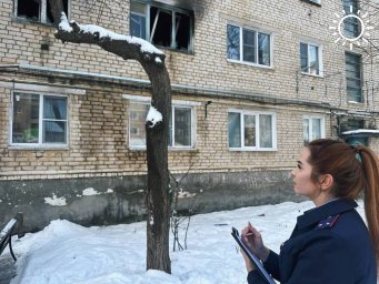 Появилось фото с места пожара под Волгоградом, где погибли мать и дочь