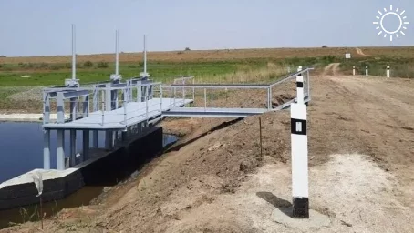 В Астраханской области завершается строительство гидротехнического сооружения для обводнения западно-подстепных ильменей
