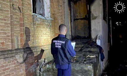 При пожаре в многоэтажном доме в Армавире погибла женщина