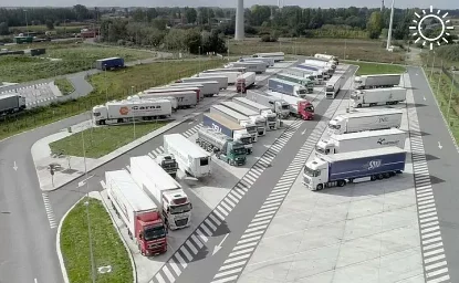 В Ростове задумали построить «умную» перехватывающую парковку для большегрузов