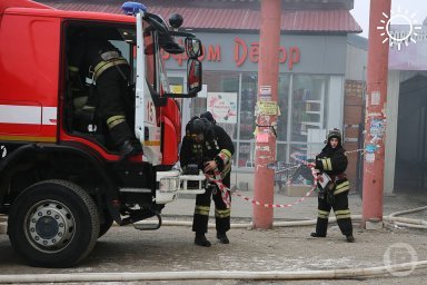 Под Волгоградом в Городищенском районе сгорел магазин