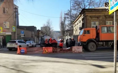 Без тепла осталась часть домов на Военведе в Ростове из-за аварии на теплотрассе