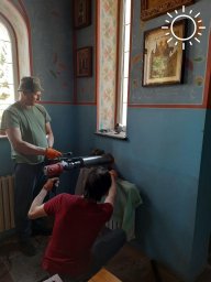 Благодаря Якутии в храме Докучаевска появилась новая система вентиляции