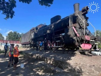 В г. Волновахе планируется восстановление памятника паровозу