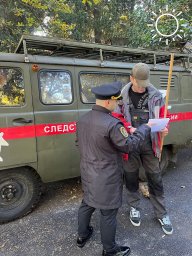 Военные следователи провели в Ялте проверку лиц, не вставших на воинский учет